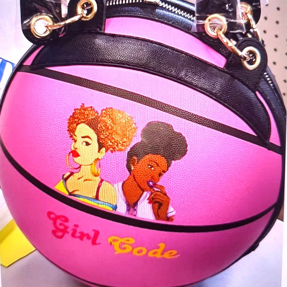 Girl Code basketball Purse